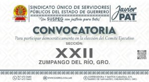 CONVOCATORIA SECCIÓN XXII